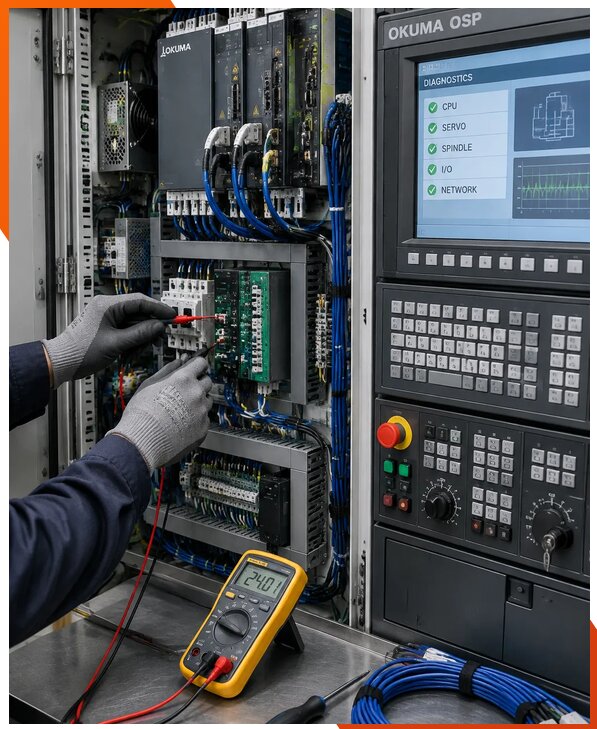Ремонт систем ЧПУ Okuma OSP в Стерлитамаке